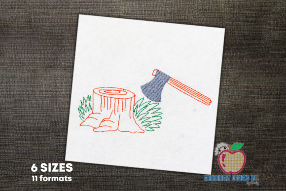 Axe with Tree Stump Sketch: A Designer’s Review