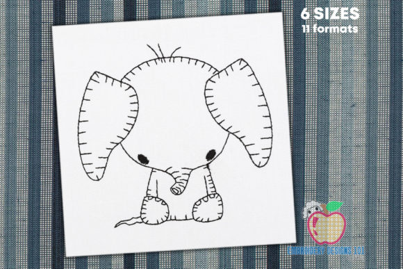 Review: Baby Elephant Sitting Bean Stitch Design