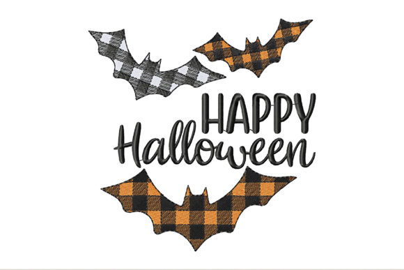 Review: Happy Halloween with Plaid Bats Design