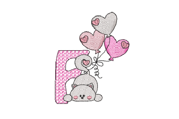 Review: Letter F Cat Sketch for Holiday Embroidery