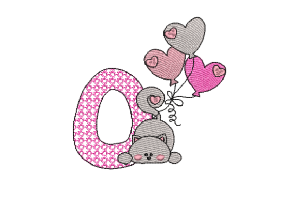 Review: Letter O Cat Sketch for Embroidery Projects