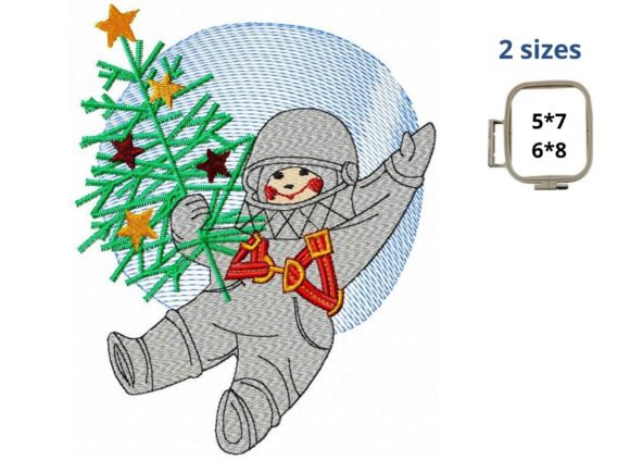 Space Christmas: A Designer’s Review of Cosmic Holiday Embroidery